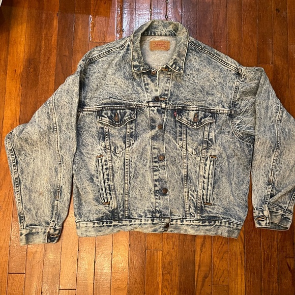 Levi's Other - Levi’s VTG Acid Wash Denim Jacket